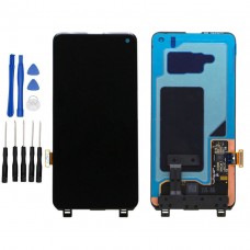 écran tactile Samsung Galaxy S10 SM-G973F, SM-G973U, SM-G973U1, SM-G9730, SM-G973N, SM-G973X, SCV41 Noir